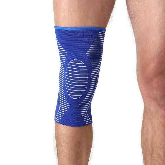 Бандаж коліна синій розмір S-M, L-XL ST-7028 Вишневе