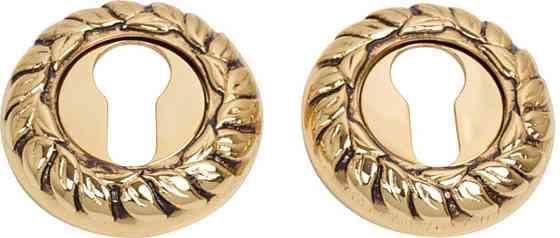 Накладка Fadex d60mm кругла золото 24k/коричн кл Киев