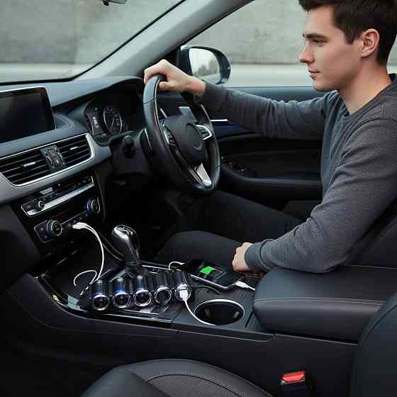 Автомобільний розгалужувач прикурювача 120Вт,2хUSB,CTC-612 SBR Київ