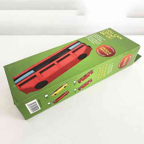 Щітка магнітна для миття скла з двох сторін Glider Червона WL-42 Івано-Франківськ