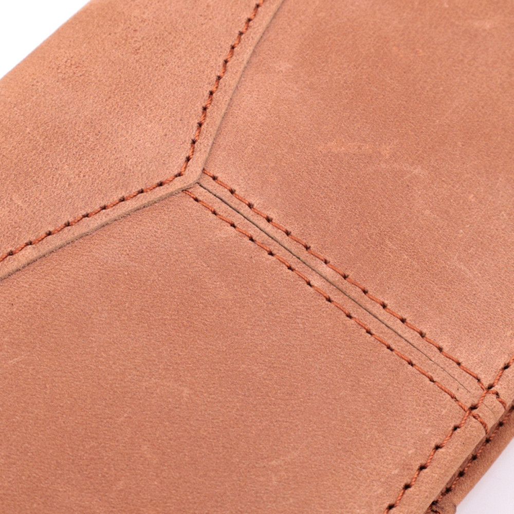 Кошелек унисекс в винтажной натуральной коже Рыжий (Vintage) Киев - изображение 2