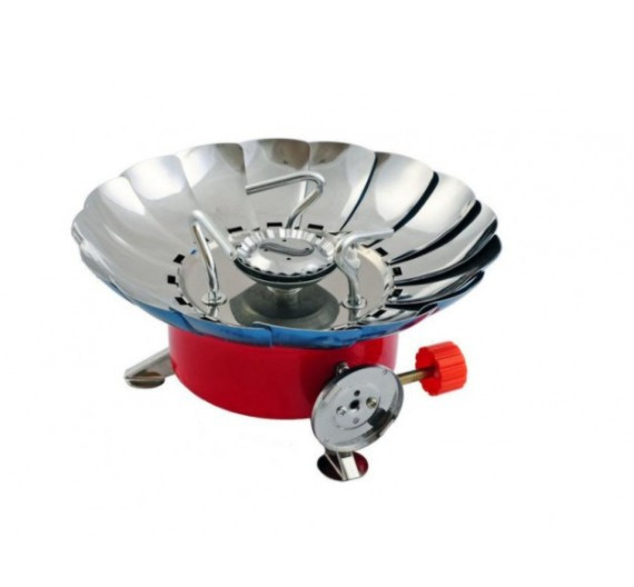 Портативная туристическая газовая плита Kovar K-203 с ветрозащитой и пьезоподжигом Винница - изображение 3