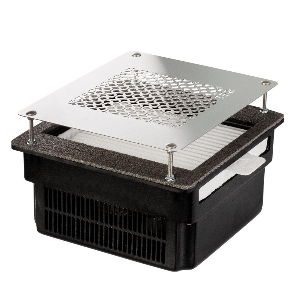 Вбудовувана манікюрна витяжка Teri Turbo  чорна (решітка металік) Київ - фото 2