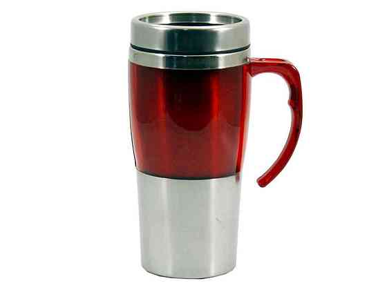 Термокухоль з ручкою 0,380л RED 16041-3 ТМ ZAUBERG   Solmir Київ