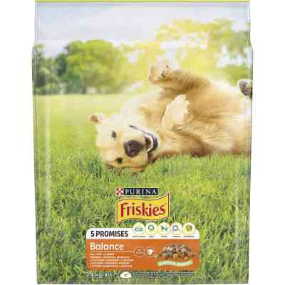 Сухой корм для собак Purina Friskies Balans с курицей и овощами 2.4 кг (7613034232168) Винница