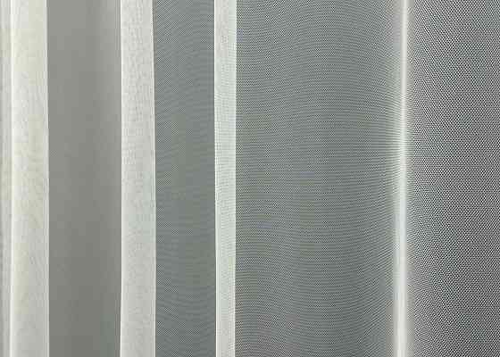 Тюль "Грек-сітка" з вишивкою і люрексом колір молочний з сірим 1693т Київ