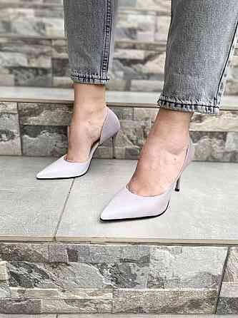 Туфлі жіночі TEE фіолетовий еко-шкіра каблук 9см 36р ( -123) Коломыя