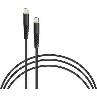 Дата кабель USB-C to USB-C 0.2m CBFLEXTT0 60W Intaleo (1283126559495) Вінниця