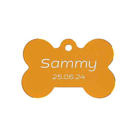 Адресник для собаки Orange 38x25мм Київ