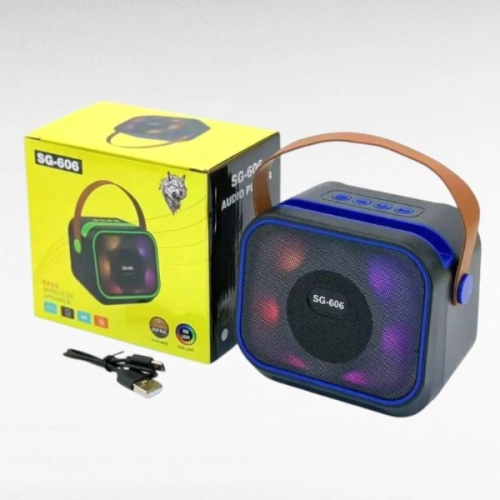 Портативна бездротова Bluetooth колонка TS-5578 з підставкою для телефону та RGB  USB, ремінець Одеса - фото 9