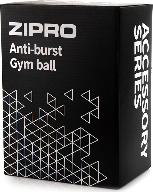 Мяч гимнастический Zipro Anti-Burst 65 см, черный Киев - изображение 3