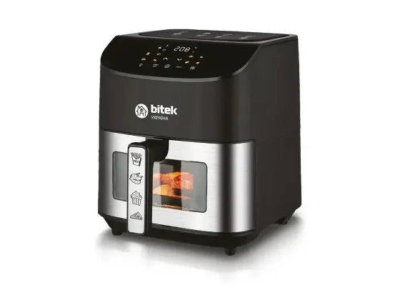Аэрофритюрница BITEK BT-9501 4200Вт 10л с грилем, запеканием, таймером и термостатом для готовки без Киев