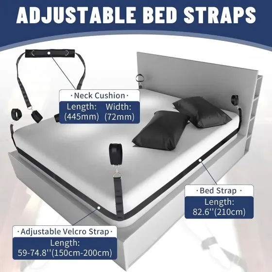 БДСМ-набор LOCKINK YEAHWOW Bed Restraint set Львов