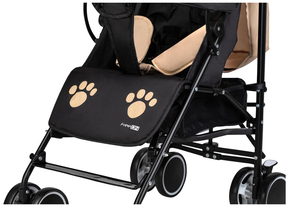 Коляска для дитини прогулянкова FreeON Simple, black - yellow Київ - фото 6