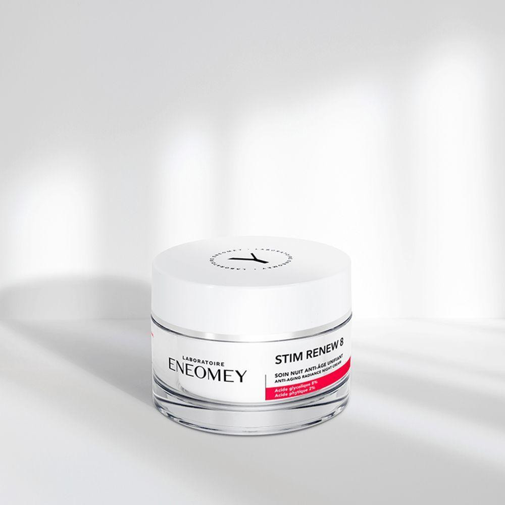 Нічний антивіковий крем з гліколевою кислотою 8% Stim Renew 8 Anti-aging Radiance Night Cream Eneomey, 50 мл Дніпро - фото 3