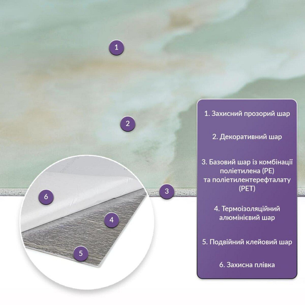 Самоклеящаяся стеновая PET плитка 600х300х2мм SW-00002322 Киев - изображение 7