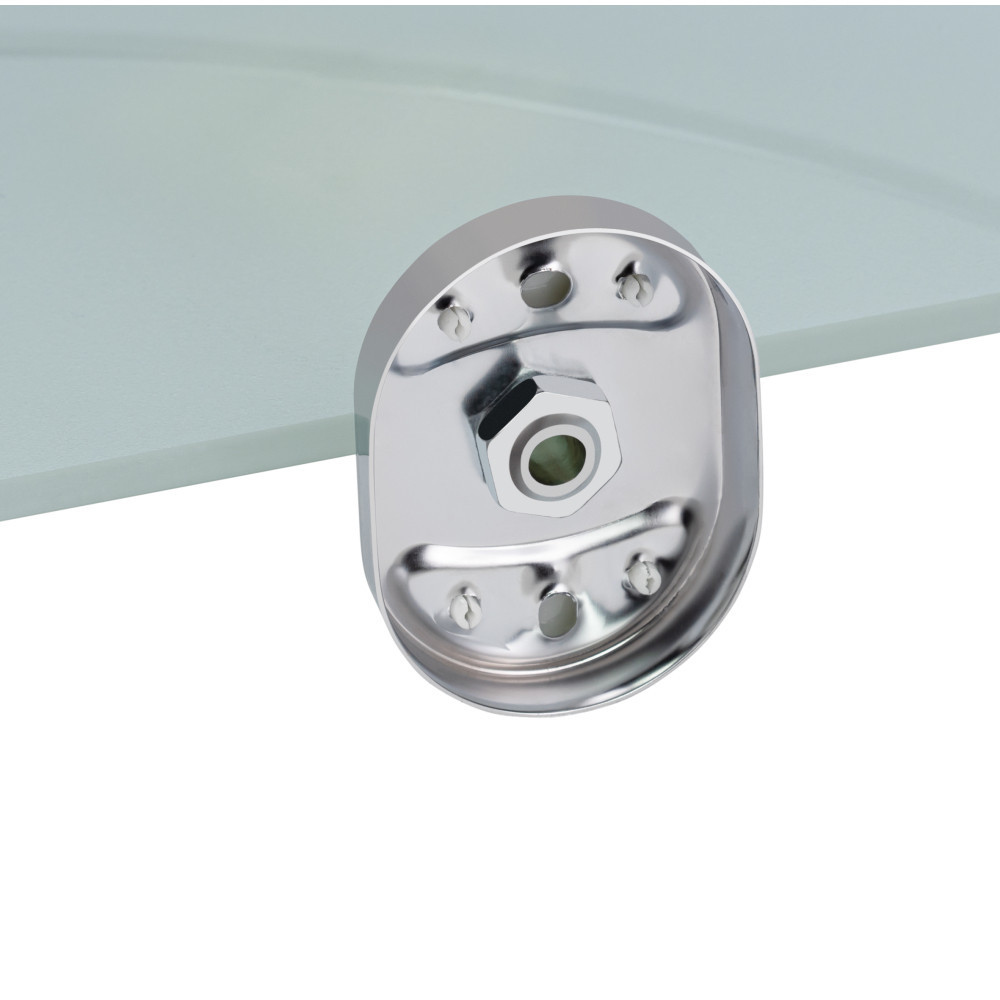 Полиця кутова Lidz Oreo 1001 скляна LDORE1001CRM22180 Chrome Київ - фото 4