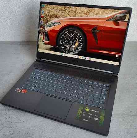 Ноутбук: MSI Delta 15 ( 15.5 240Hz. Ryzen 7 5800 H, Radeon RX 6700M, 16/1TB. Киев