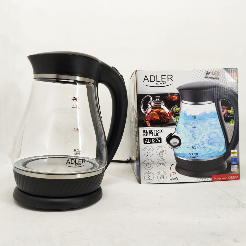 Чайник с индикацией и подсветкой, Электрочайник с контролем уровня воды, Хороший электронный чайник YF-63 Львов - изображение 4