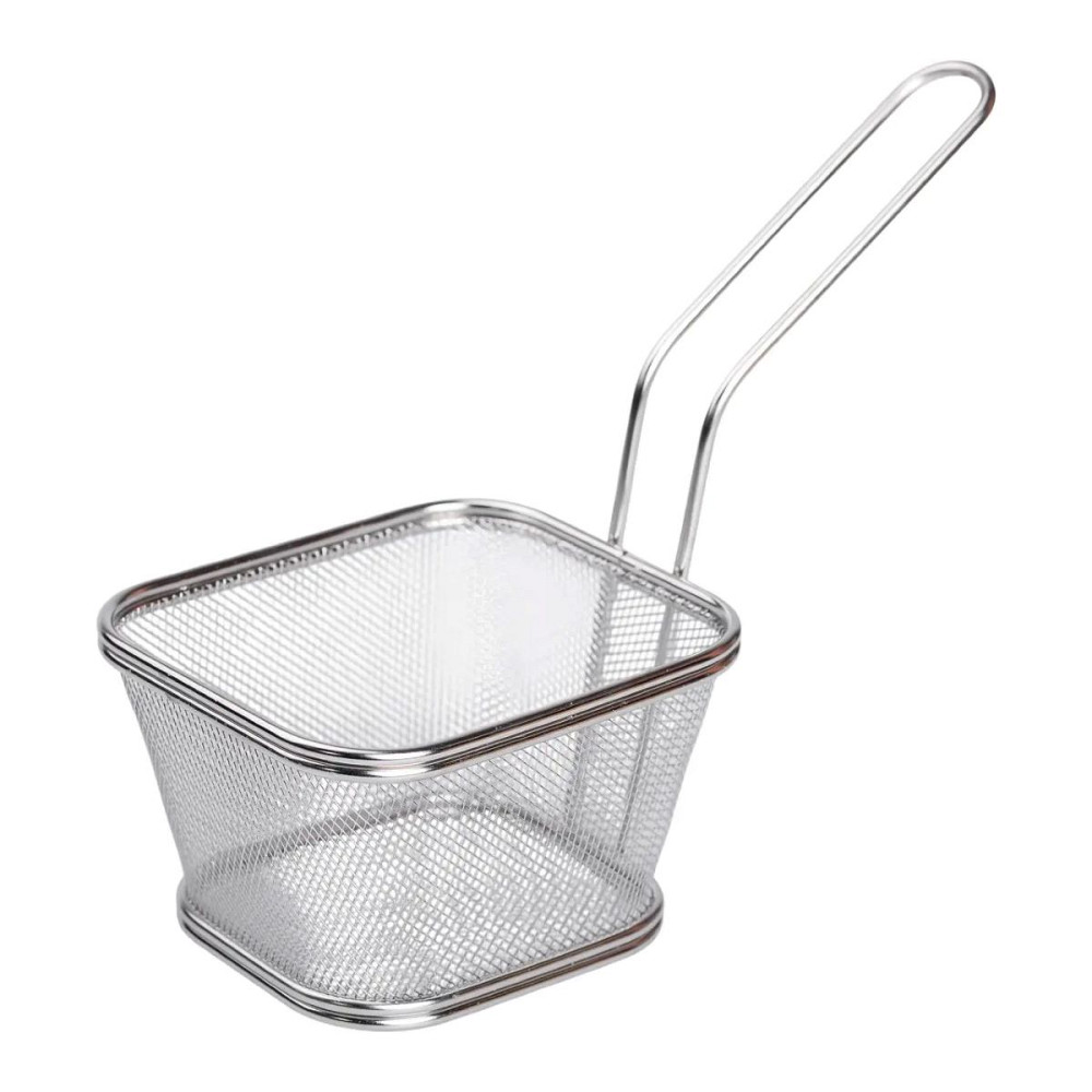 Zhongjing Кошик сервірувальний для подачі фрі та снеків 13х11х7см фритюрниця нержавіюча сталь H Киев - изображение 1