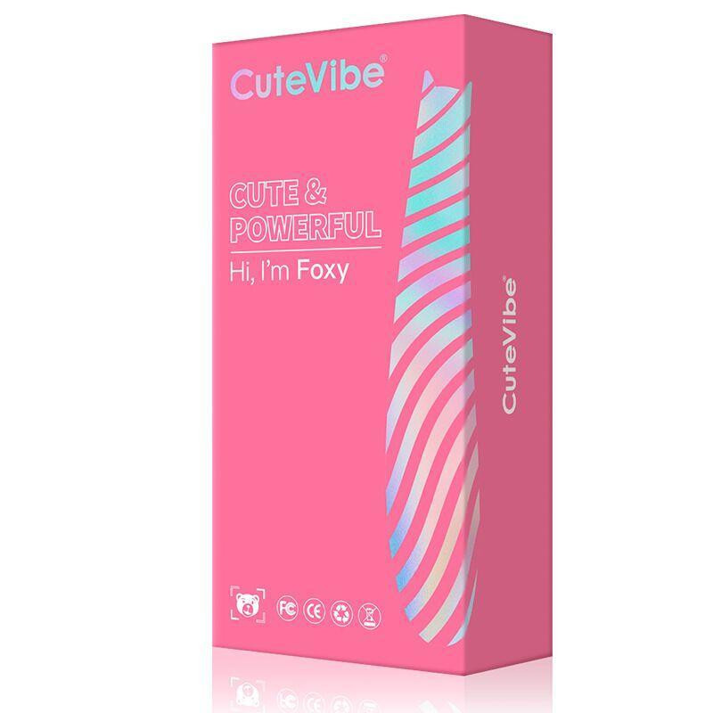 Вакуумный стимулятор с вибрацией CuteVibe Foxy Pink Sex Aura Киев - изображение 4