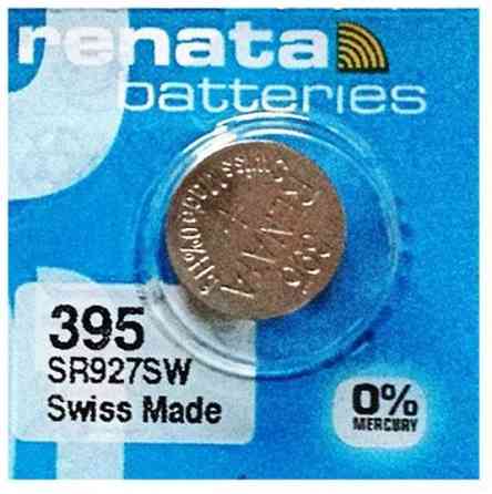 Батарейки-таблетки Renata 395 / SR927 / 10 шт. на блістері Дніпро