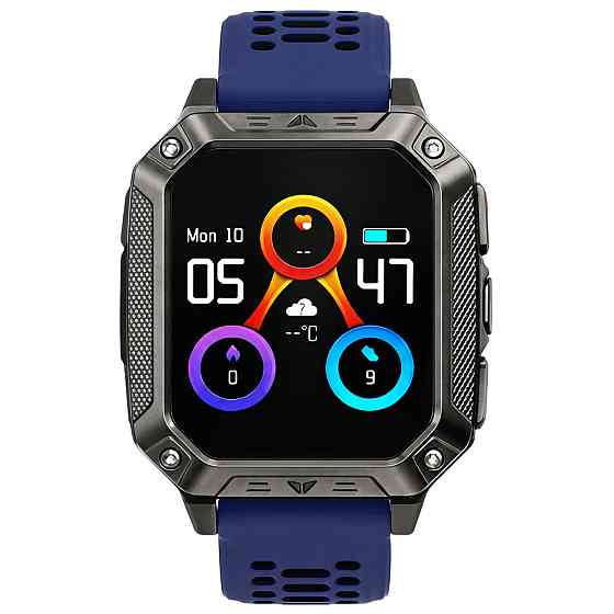 Розумний смарт-годинник Smart Formula K+ Sport Blue (3 ремінці) Вінниця