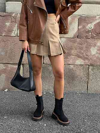 Без бренда Жіночі черевики KATI SHOES чорні замша натуральна зима висота 19 см (5733) 40 Коломия