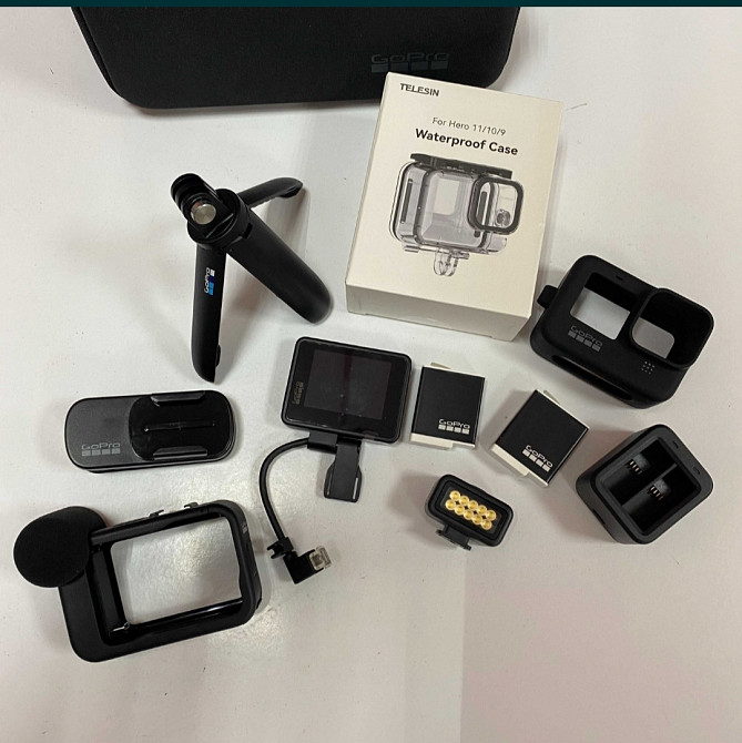 Аксессуары для GoPro 8/9/10/11медиа мод/ доп.освещение монопод батареи.Аксесуари для GoPro 8/9/10/11 Киев - изображение 3