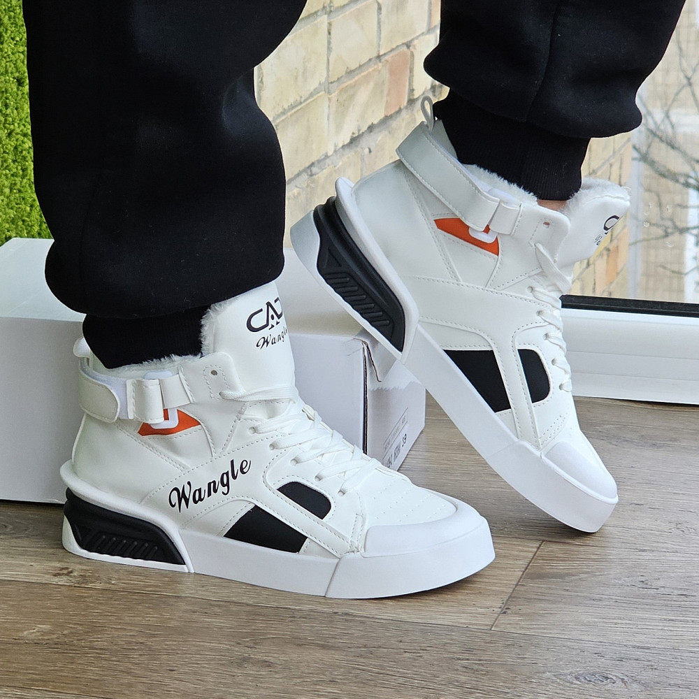 Жіночі зимові Білі Кросівки з Мехом Снікерси Черевики (розміри: 36,37,38,39,40) Дніпро - фото 6