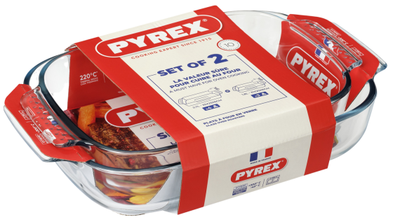 Набір форм для запікання PYREX CLASSIC, 2 шт (6408002) Київ