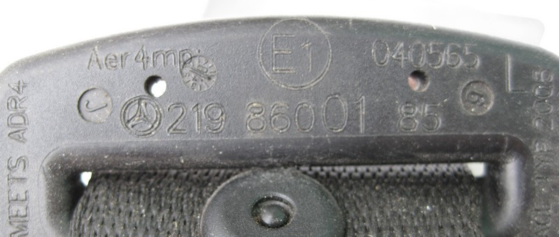 Mercedes-Benz  A2198600185 Ремінь безпеки задній лівий чорний CLS C219 Одеса - фото 2