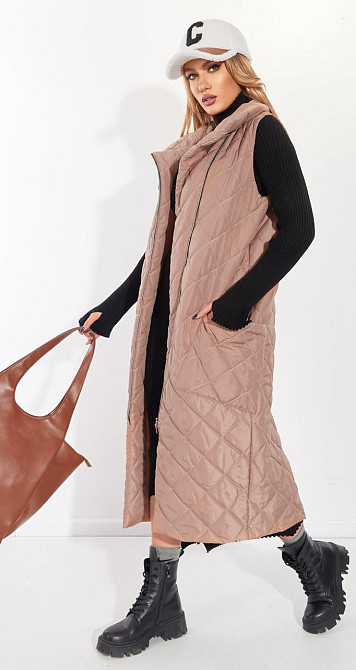 Стильна стьобана жилетка (42) Київ - фото 6