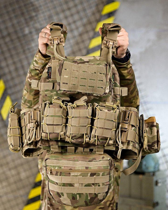 Плитоноска 4 точки быстрый сброс stragen  мультикам с рюкзаком ПП 7909 Одесса - изображение 8