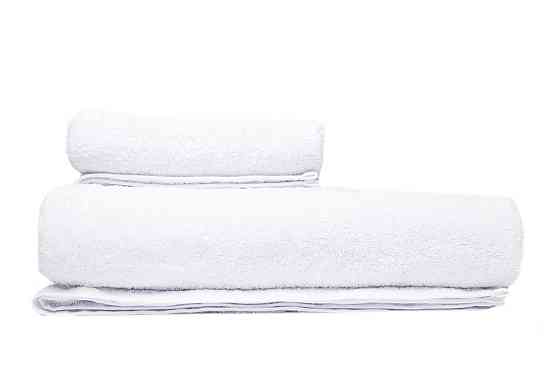 Комплект рушників Ideal Textile однотонних 50х90см + 70х140см 400 г/м2 (56860932) Білий Чернівці