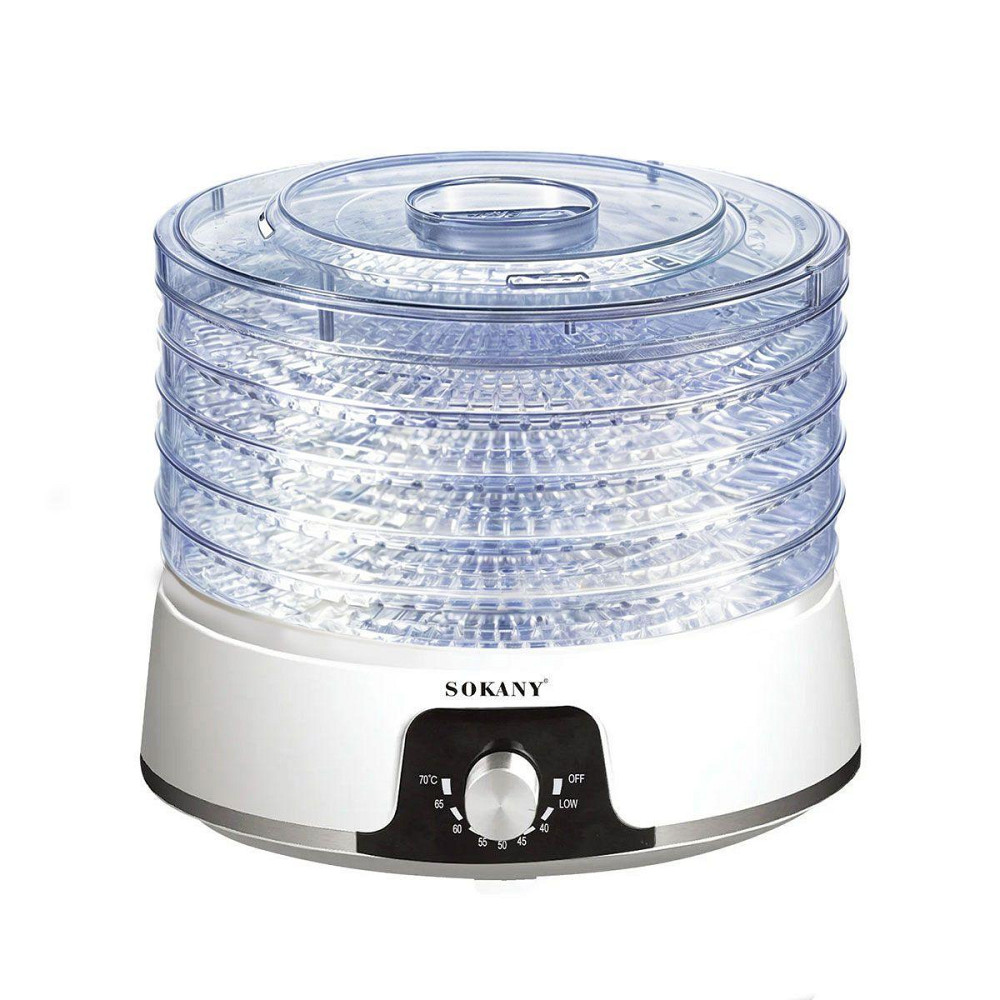 Sokany Сушарка для фруктів та овочів електрична 350 Вт 5 лотків Sokany SK-10072 Коломия - фото 1