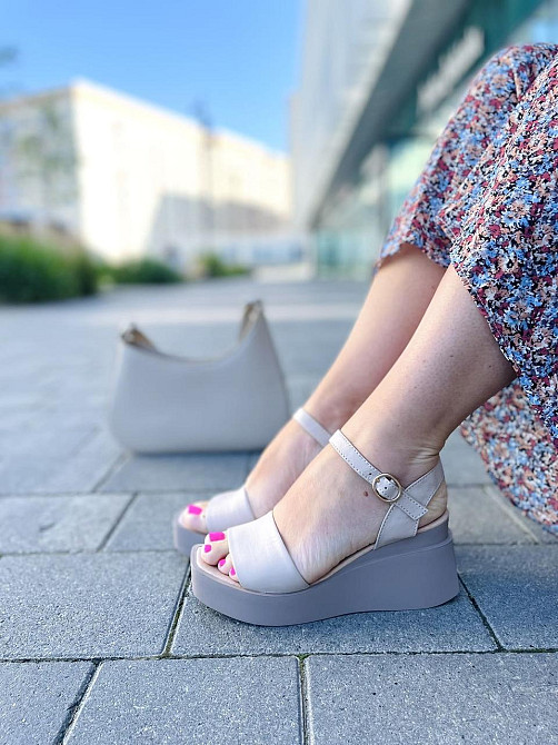 Tamei Босоніжки жіночі Tamei 219-8 бежеві (літо, шкіра натуральна) (5264) Коломия - фото 7