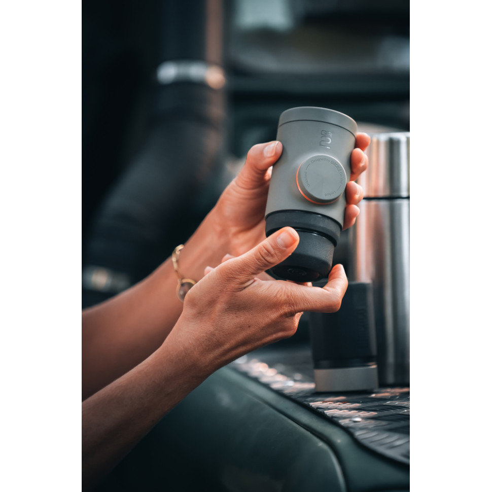 Портативна еспресо-кавоварка Wacaco Minipresso GR2, механічна, для меленої кави Київ - фото 9