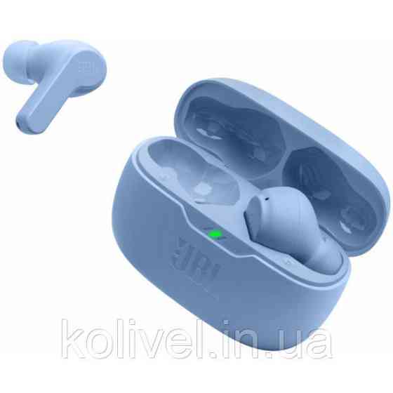 Навушники з мікрофоном JBL TWS Wave Beam Blue JBLWBEAMBLU (JBLWBEAMBLU) Киев