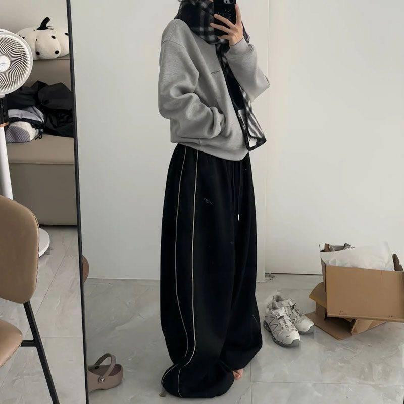 Женские стильные и ультрамодные широкие брюки трехнитка на флисе Одесса - изображение 8