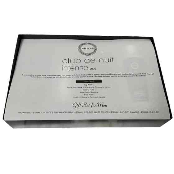Набір для чоловіків Club De Nuit Intense Man Armaf Sterling 4 предмети Запоріжжя
