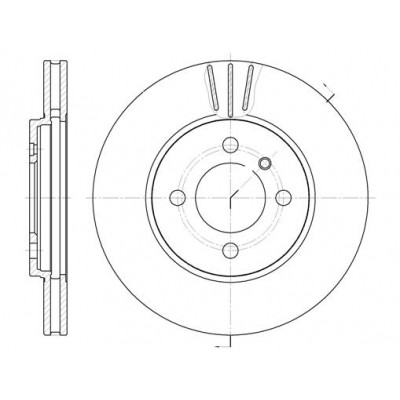 Гальмівний диск REMSA 6062.10 Вінниця - фото 1