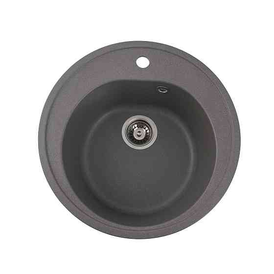 Гранітна мийка для кухні Platinum 510 LUNA матова Сірий мусон Коломия