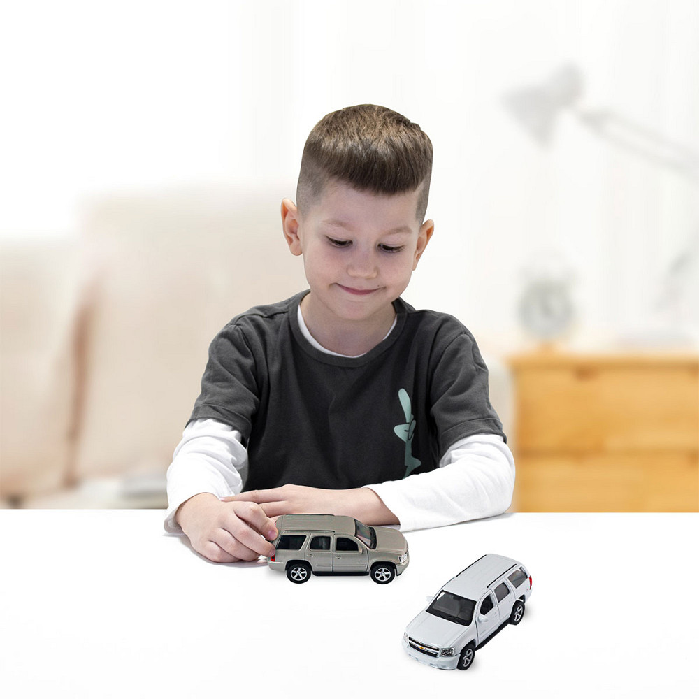 Автомодель - Chevrolet Tahoe 2008 (білий, сірий) Дніпро - фото 3