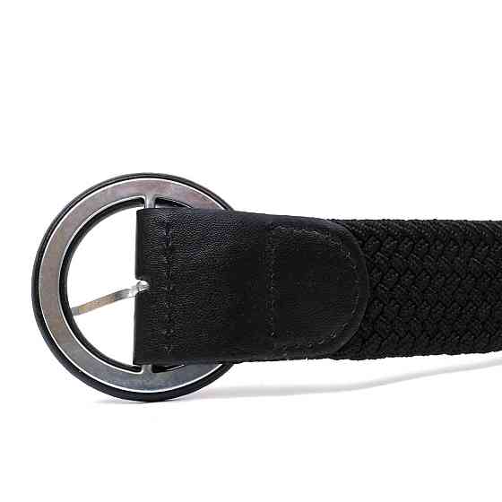 Жіночий текстильний ремінь Чорний (Vintage) Київ