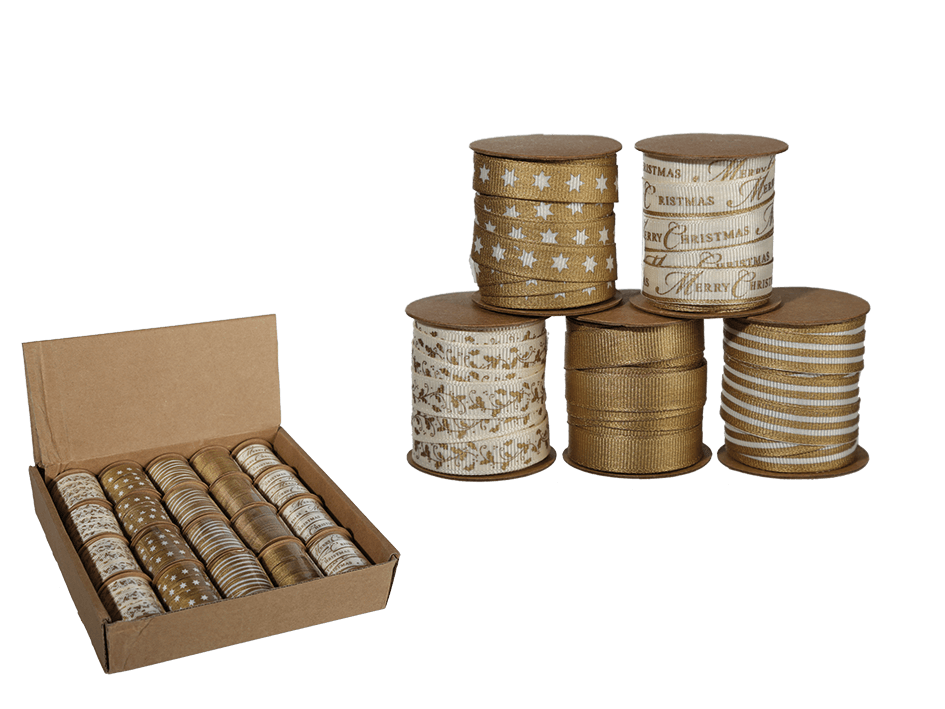 Лента золотистая ЗИрки 1 см Ровно - изображение 1