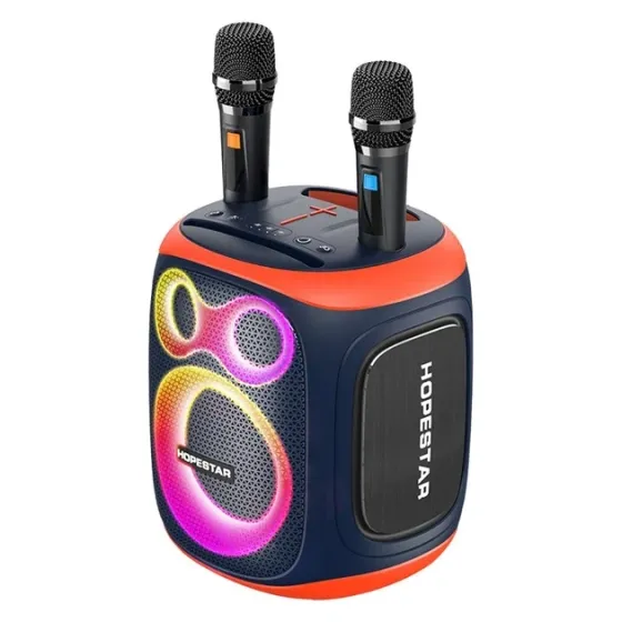Портативна Bluetooth колонка Hopestar Party 130 із 2 мікрофонами, караоке, USB/TF, AUX, потужний звук Одеса