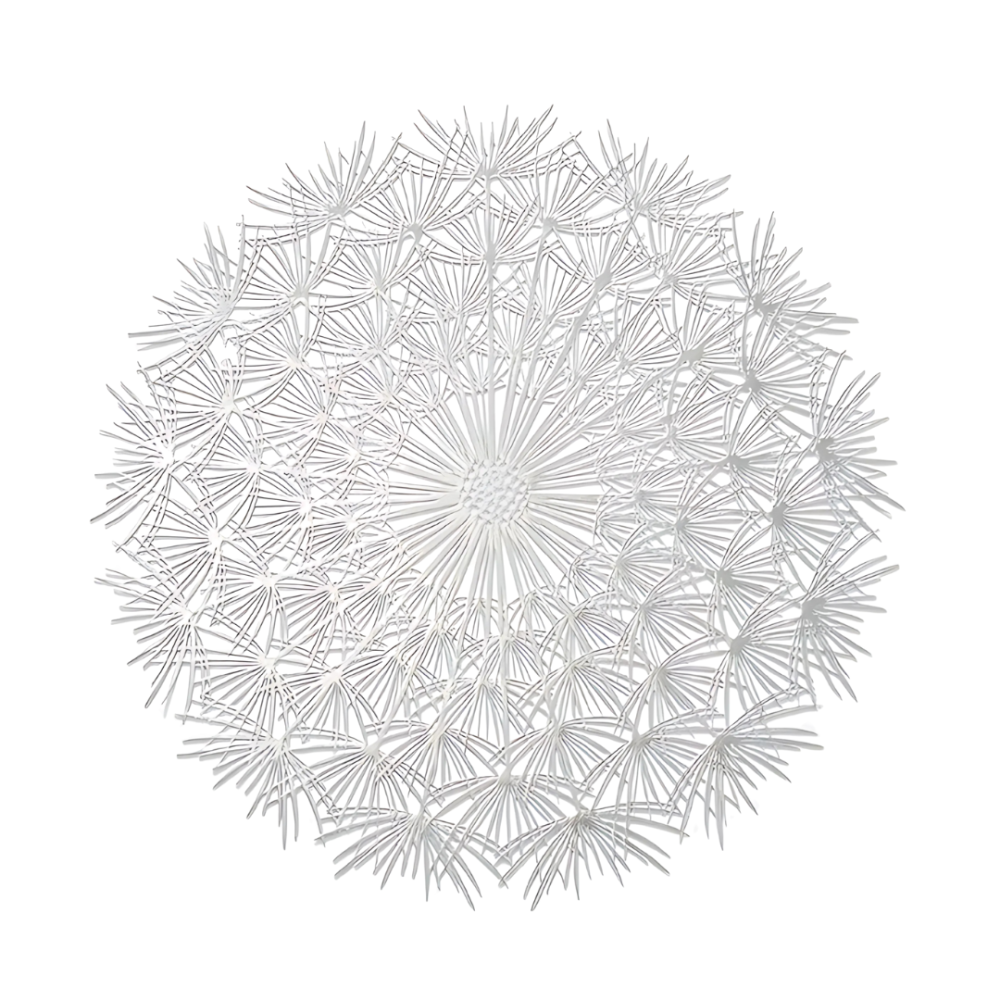 Сервірувальна серветка під гаряче кругла, килимок сервірувальний килимок сріблястий набір 2 шт Кам'янець-Подільський - фото 5