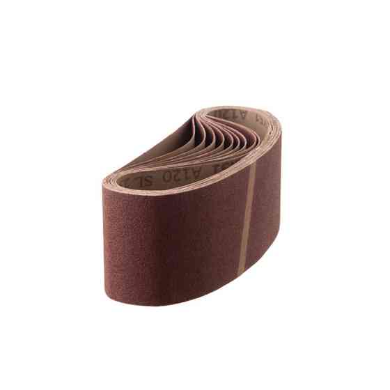 Стрічка шліфувальна, 75×533 мм, зерно K120, 10 шт. INTERTOOL BT-0412 Київ