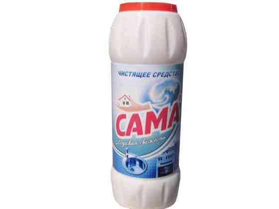 Чистящий порошок для мытья посуды САМА Морская свежесть 500г (1 шт) Харьков